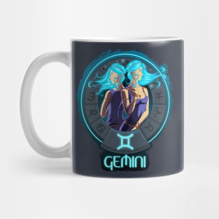 Beautiful Gemini Geek Zodiac Signs Horoscope Astrology Mug